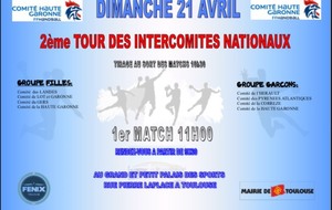 2ème tour des INTERCOMITE NATIONAUX