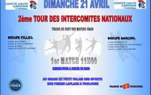 2ème tour des INTERCOMITE NATIONAUX