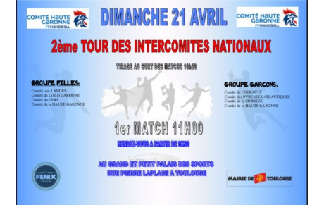 2ème tour des INTERCOMITE NATIONAUX